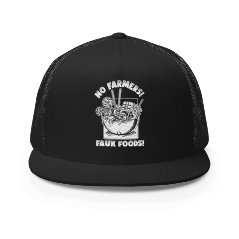 FAUX FOODS! | Trucker Cap | Black