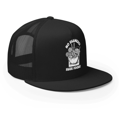 FAUX FOODS! | Trucker Cap | Black