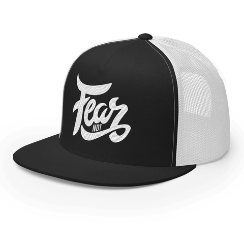 FEAR NOT | Trucker Hat | Black/White