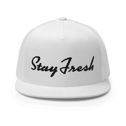 STAY FRESH | Trucker Hat | White