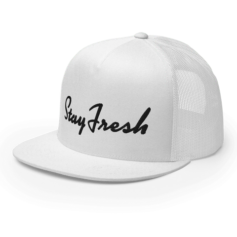 STAY FRESH | Trucker Hat | White