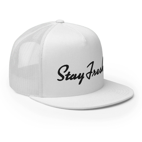 STAY FRESH | Trucker Hat | White