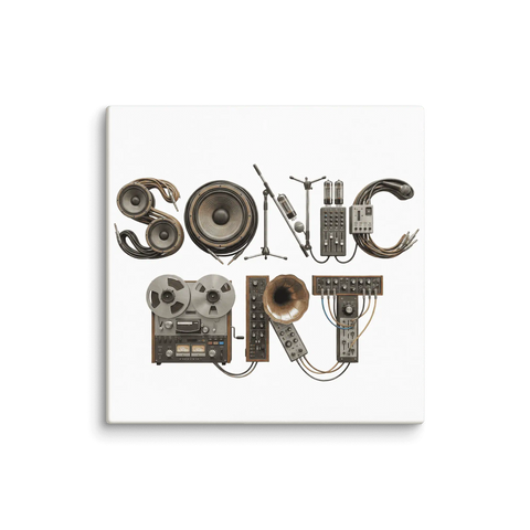 SONIC ART | Framed Canvas Print
