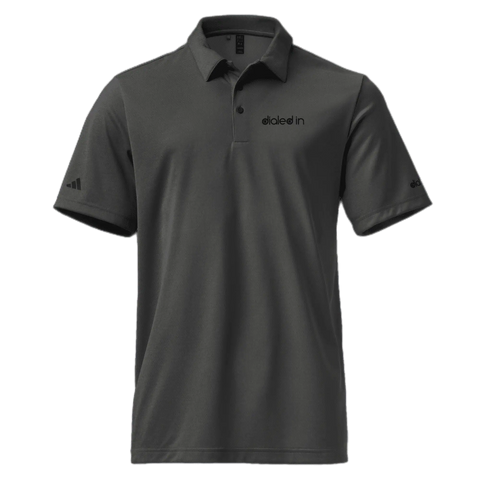DIALED IN | Polo | Charcoal Grey