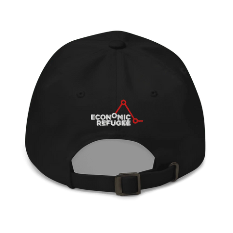 ECONOMIC REFUGEE  | dad hat | Black