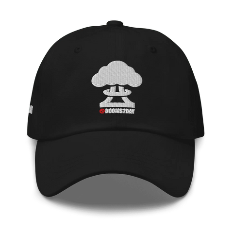 NO BOOMS | dad hat | Black