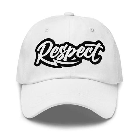 RESPECT | dad hat | White