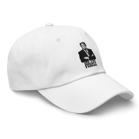 DO THE RIGHT THING | dad hat | White
