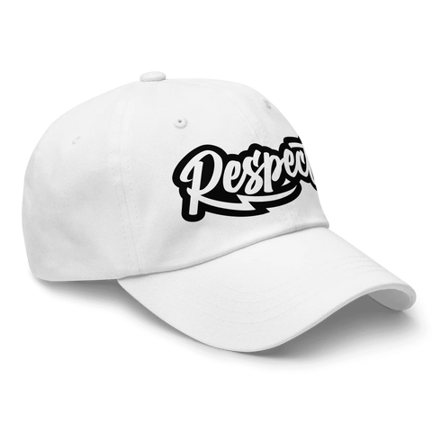 RESPECT | dad hat | White