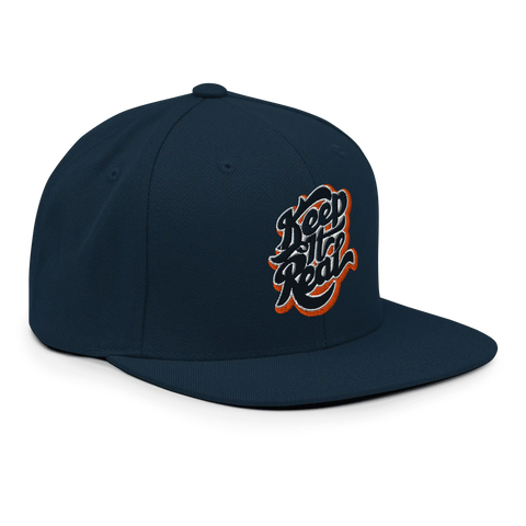 KEEP IT REAL | Snapback Hat | Navy