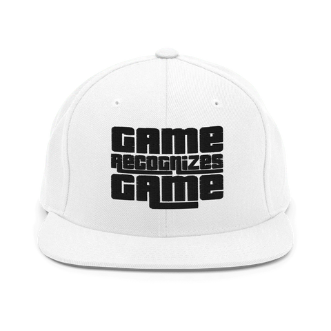 GAME RECOGNIZES GAME | Snapback |  White