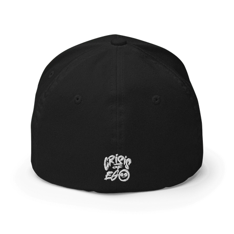 CRISIS OF EGO | Closed-Back Cap | Black