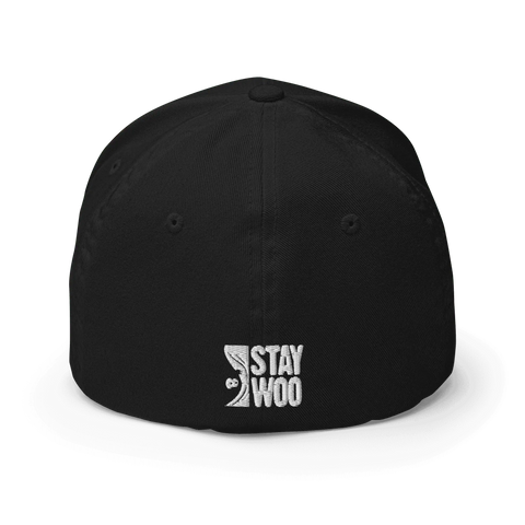 STAY WOO | Closed-Back Cap | Black