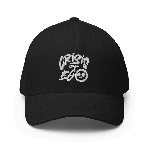 CRISIS OF EGO | Closed-Back Cap | Black