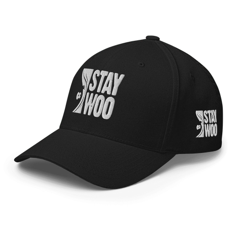 STAY WOO | Closed-Back Cap | Black