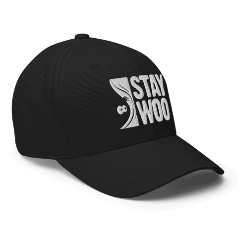 STAY WOO | Closed-Back Cap | Black