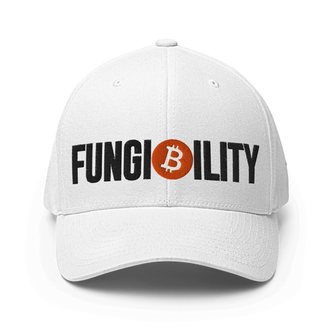 FUNGIBILITY | Closed-Back Cap | White