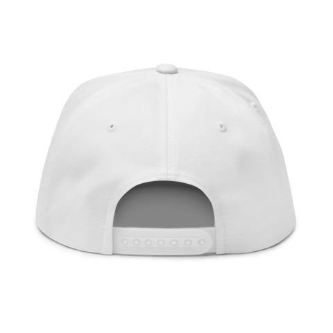 DIALED IN | Flat-bill Cap | White