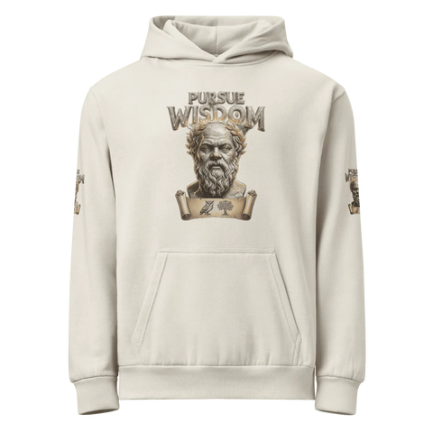PURSUE WISDOM | Garment-dyed Hoodie
