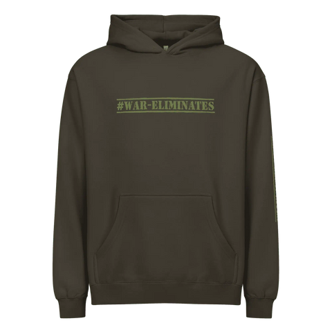 #WAR-ELIMINATES | Hoodie | Grey