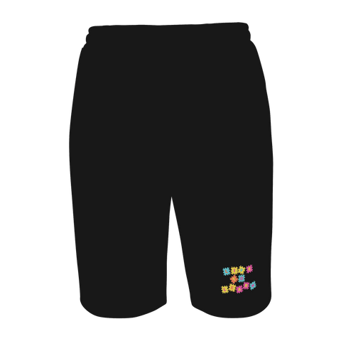 LIVE TO LEARN | Fleece Shorts | Black