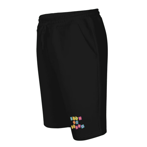 LIVE TO LEARN | Fleece Shorts | Black