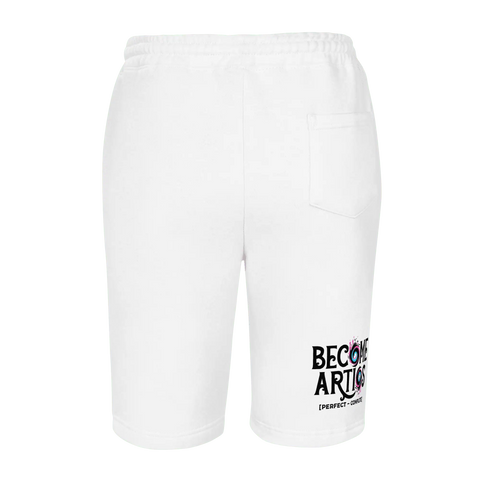 BECOME ARTIOS | Fleece Shorts | White