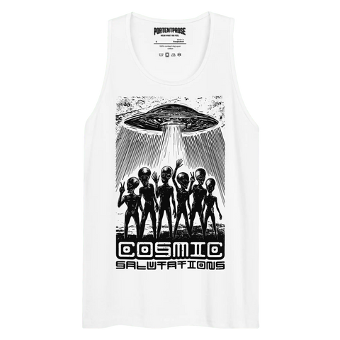 COSMIC SALUTATIONS | Tank | White