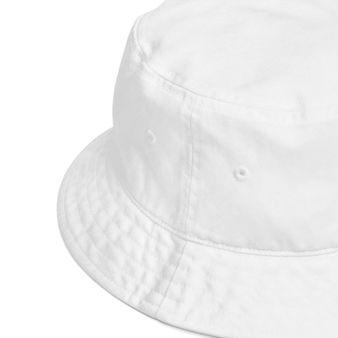 CRISIS OF EGO | Bucket Hat | White