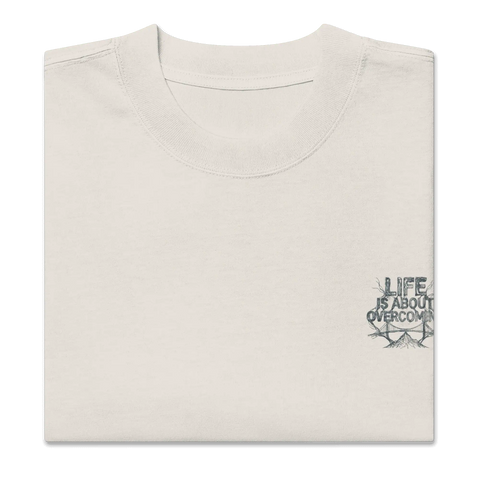 OVERCOMING | Embroidered Biggie Tee