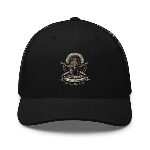 STRENGTH & HONOR | Trucker Cap | Black 