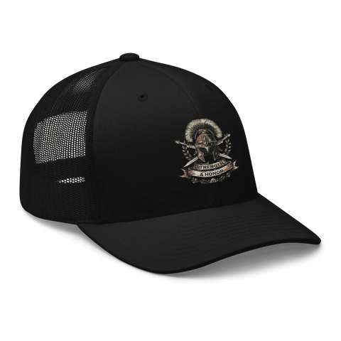 STRENGTH & HONOR | Trucker Cap | Black