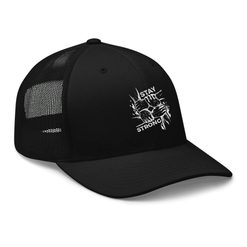 STAY STRONG | Trucker Hat | Black