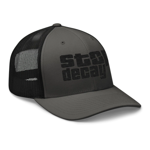 URBAN DECAY | Retro Trucker Hat | Charcoal Black