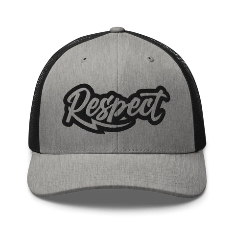 RESPECT | Trucker Hat | Grey/Black