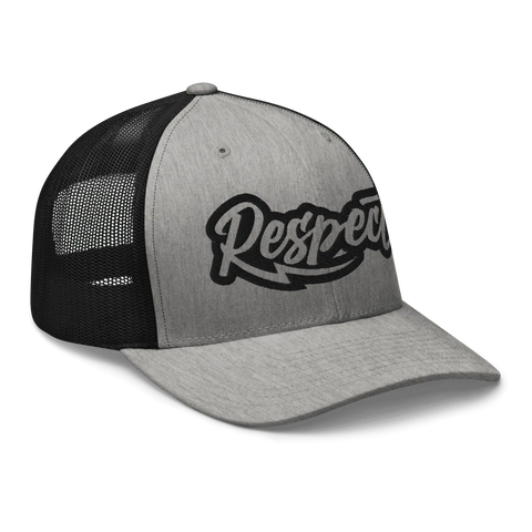 RESPECT | Trucker Hat | Grey/Black