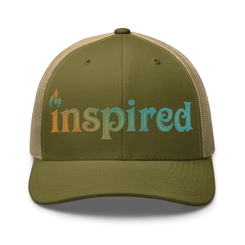 INSPIRED | Trucker Hat | Military Green