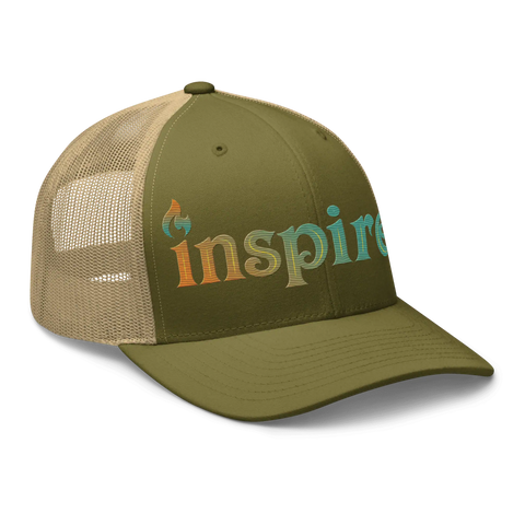 INSPIRED | Trucker Hat | Military Green