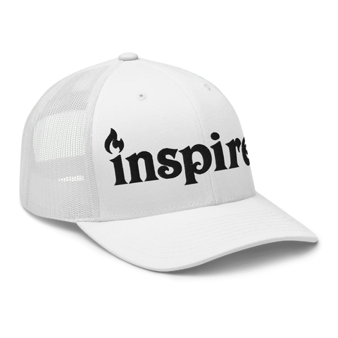 INSPIRED | Trucker Hat | White