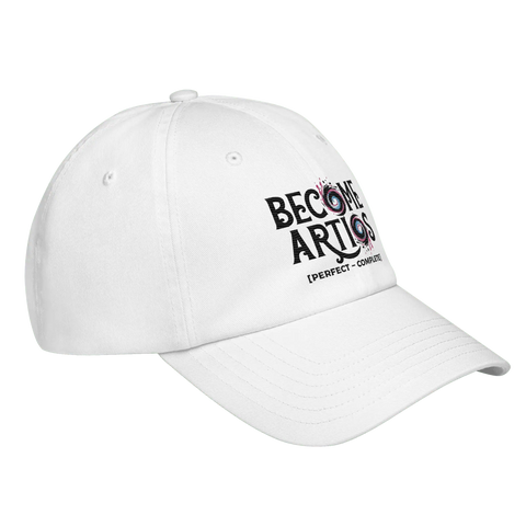 BECOME ARTIOS | dad hat | White