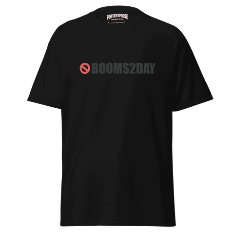 NO BOOMS | Tee | Black