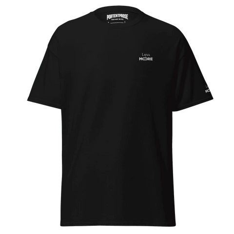 LESS IS MORE | Tee | Black