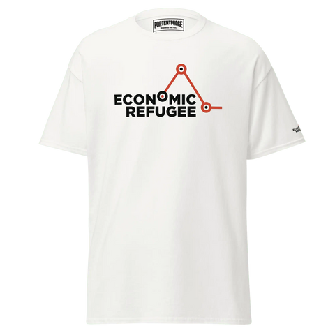 ECONOMIC REFUGEE  | Tee | White