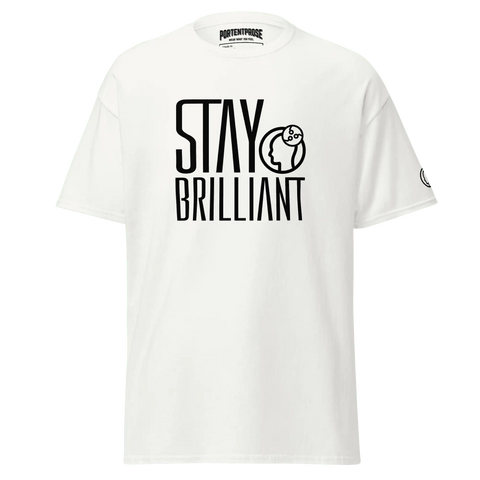 STAY BRILLIANT | Tee | White