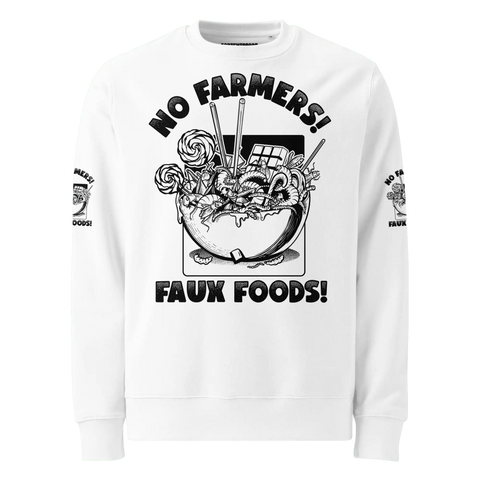FAUX FOODS! | Sweatshirt | White