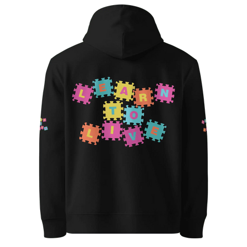 LIVE TO LEARN | Biggie Hoodie | Black 