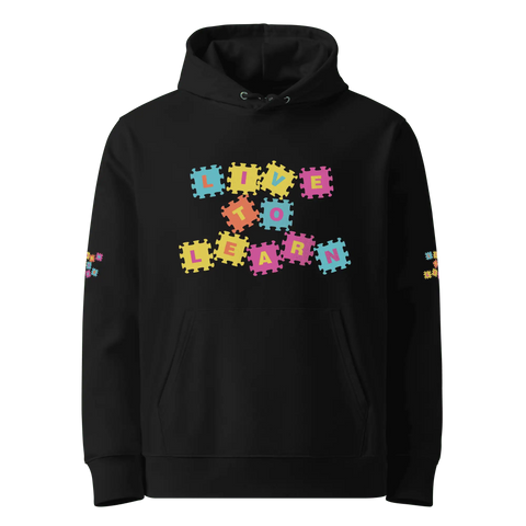 LIVE TO LEARN | Biggie Hoodie | Black 