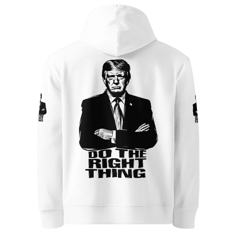 DO THE RIGHT THING | Premium Hoodie | White