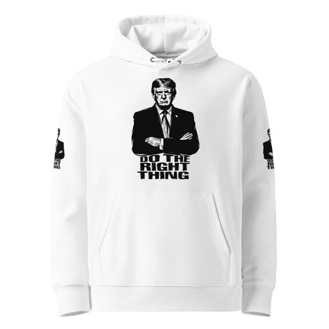 DO THE RIGHT THING | Premium Hoodie | White