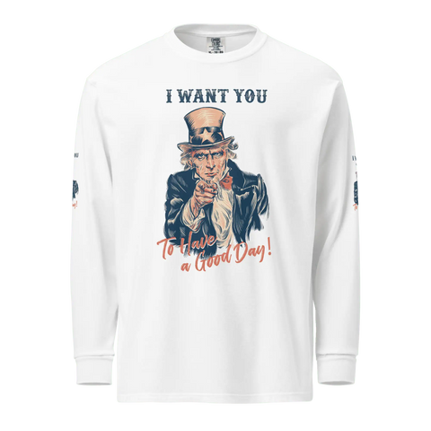 I WANT YOU! | Long Sleeve | White